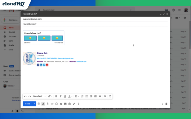 Gmail Free Online Polls & Surveys by cloudHQ chrome谷歌浏览器插件_扩展第1张截图
