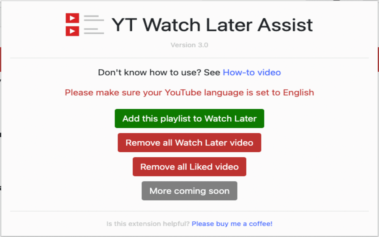 YT Watch Later Assist chrome谷歌浏览器插件_扩展第2张截图