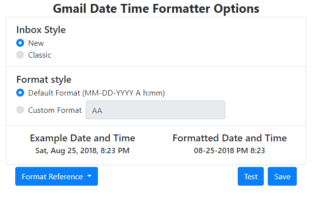 Gmail Date Time Formatter chrome谷歌浏览器插件_扩展第1张截图