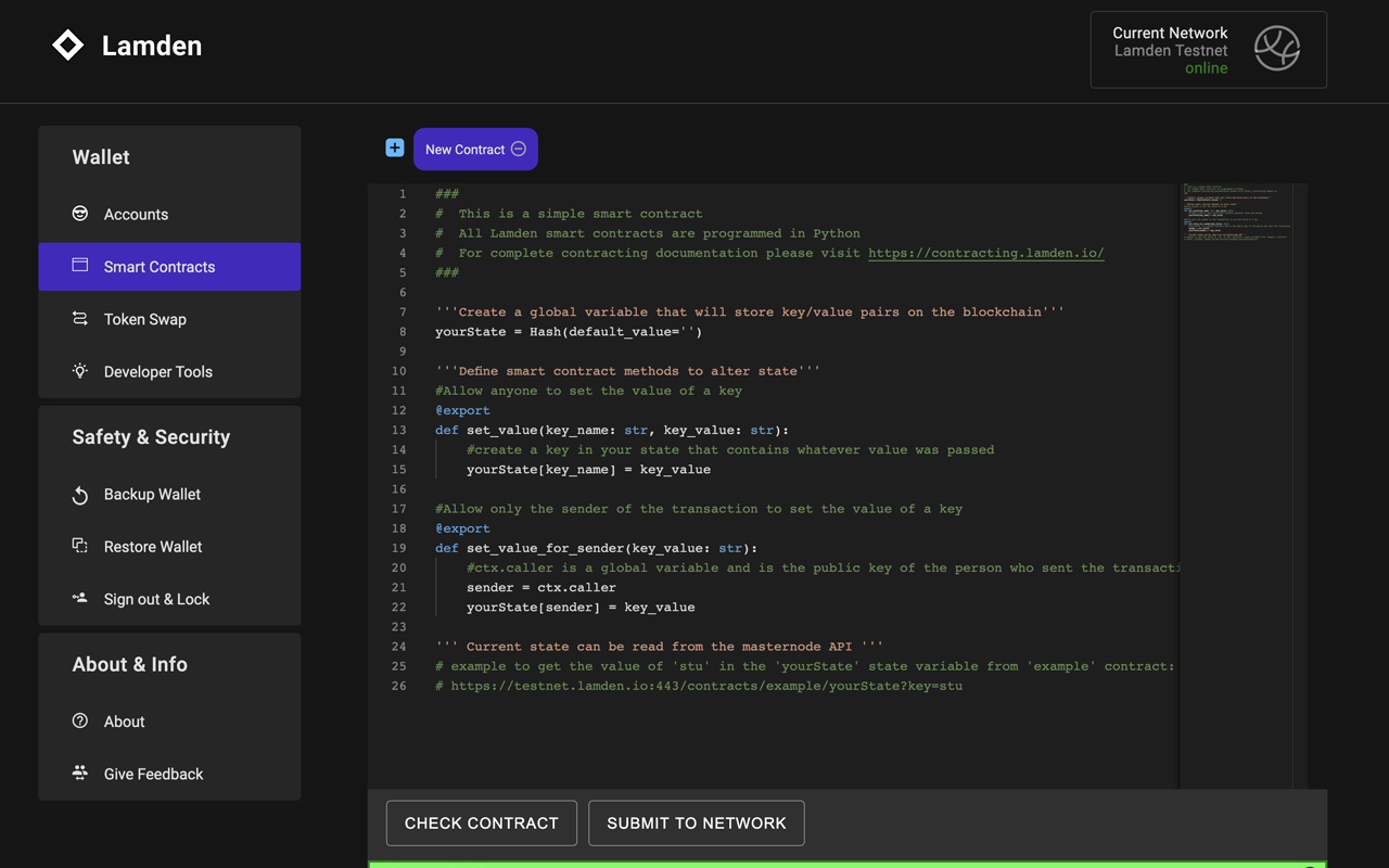 Lamden Vault - Browser Extension chrome谷歌浏览器插件_扩展第3张截图