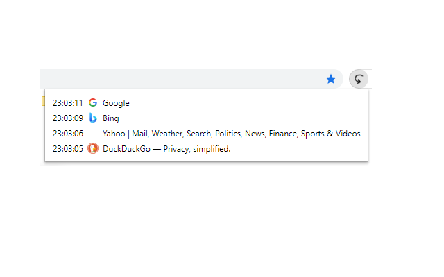 Closed Tabs History chrome谷歌浏览器插件_扩展第1张截图