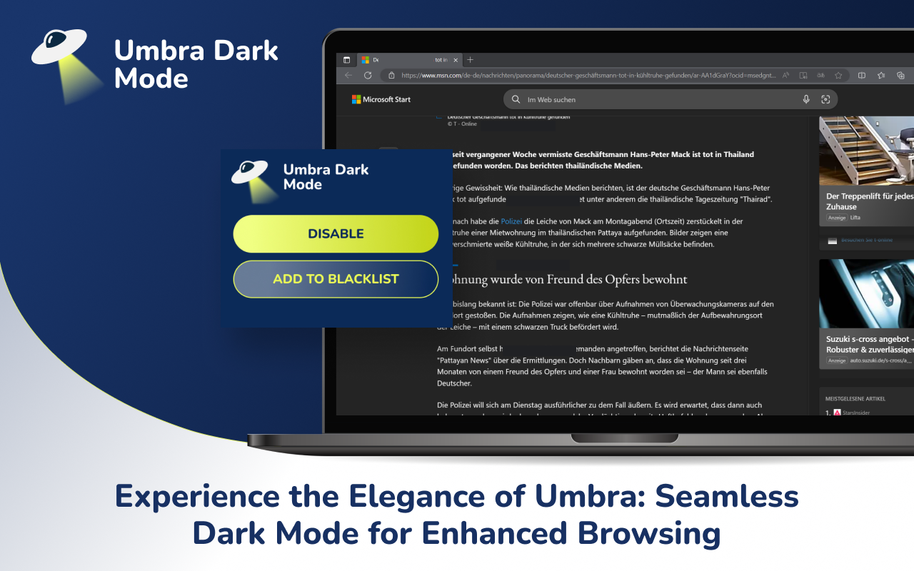 Umbra Dark Mode chrome谷歌浏览器插件_扩展第1张截图
