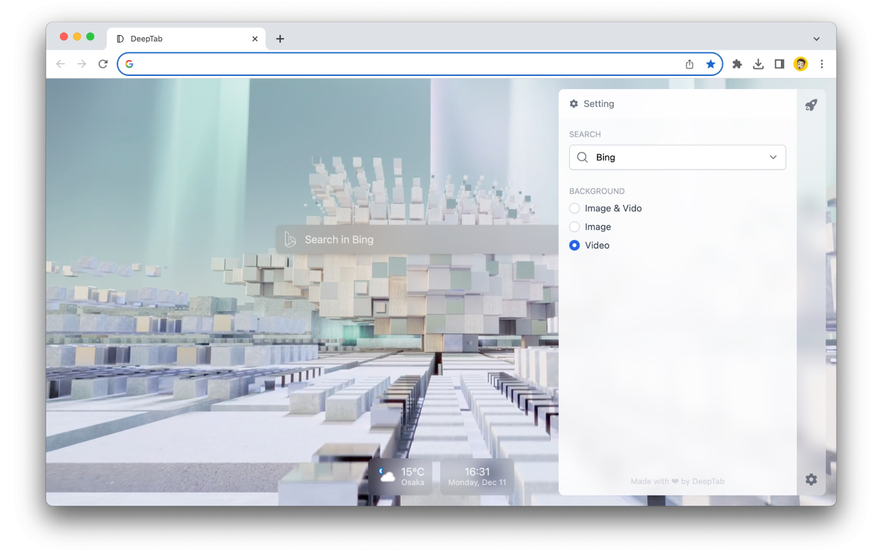 DeepTab chrome谷歌浏览器插件_扩展第2张截图