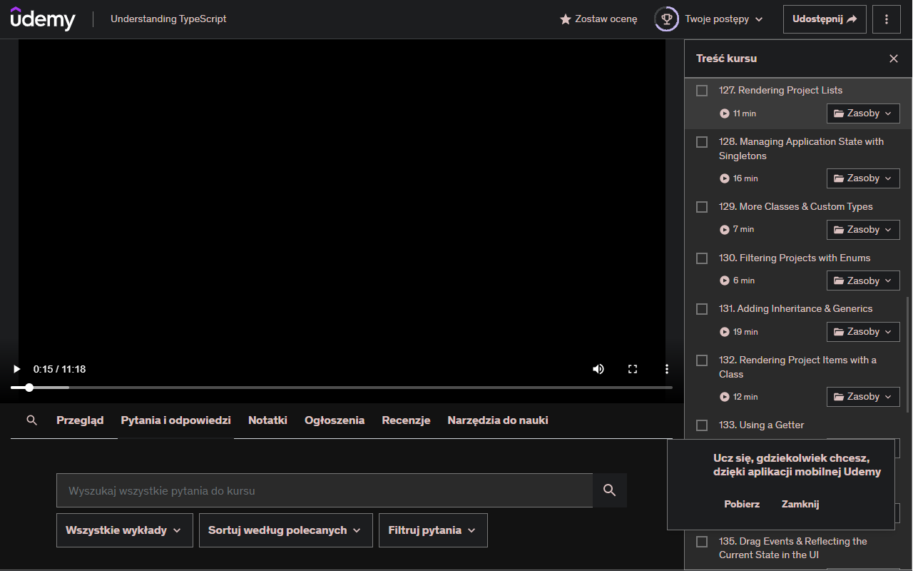 Udemy Dark Theme chrome谷歌浏览器插件_扩展第2张截图