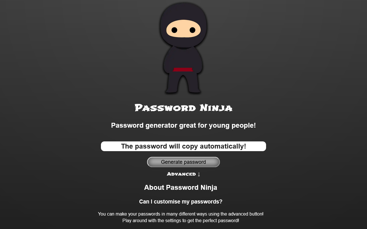 Password Ninja chrome谷歌浏览器插件_扩展第1张截图