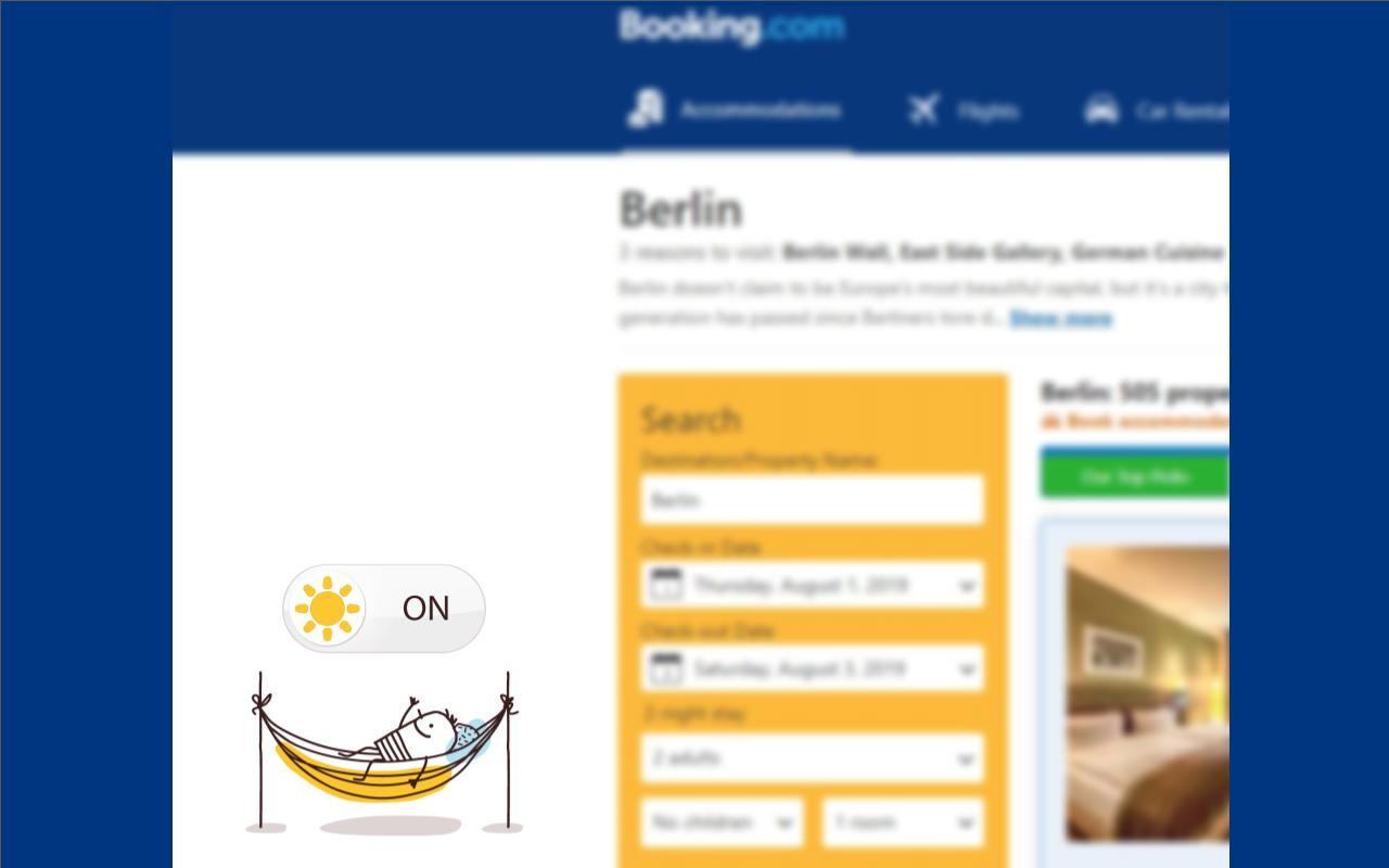 No Stress Booking chrome谷歌浏览器插件_扩展第1张截图