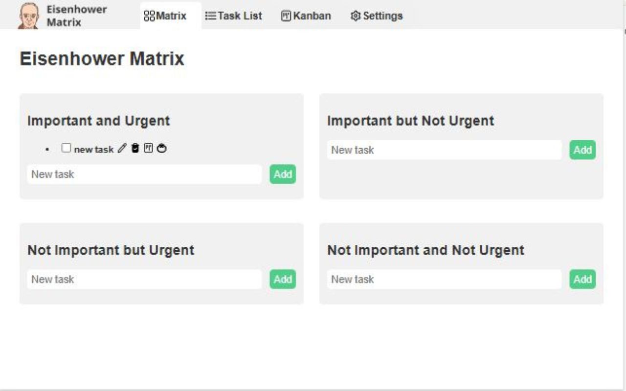 Eisenhower Matrix chrome谷歌浏览器插件_扩展第2张截图