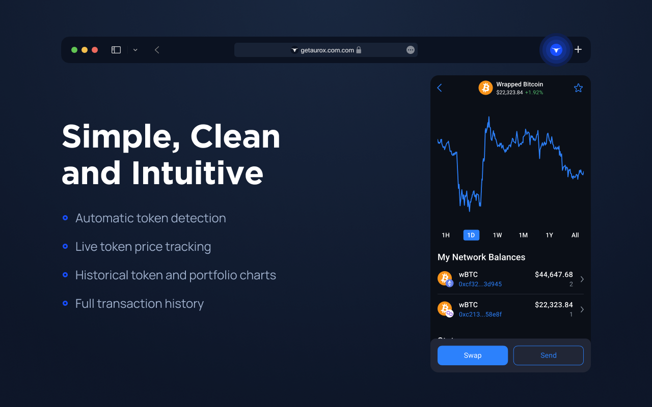 Aurox Wallet chrome谷歌浏览器插件_扩展第4张截图