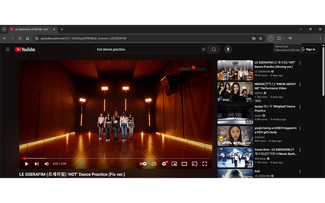 MirrorTube chrome谷歌浏览器插件_扩展第3张截图