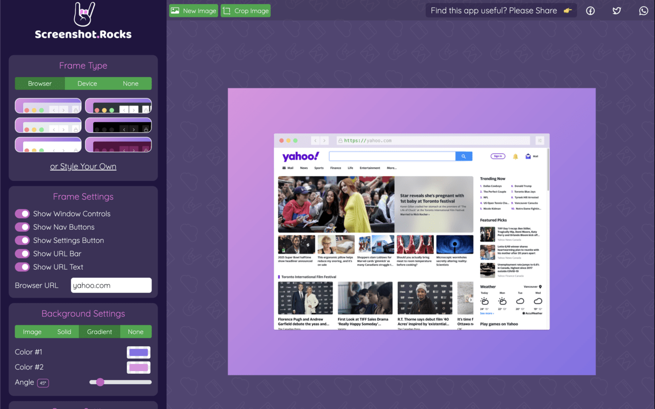 Screenshot.rocks: One-click screenshot capture and design mockups chrome谷歌浏览器插件_扩展第1张截图