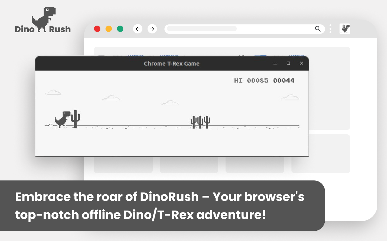 Dino Rush chrome谷歌浏览器插件_扩展第1张截图