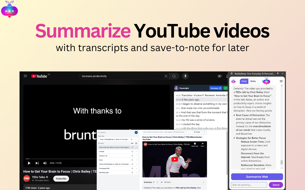 BuddyBeep：您的AI探索伙伴 chrome谷歌浏览器插件_扩展第1张截图