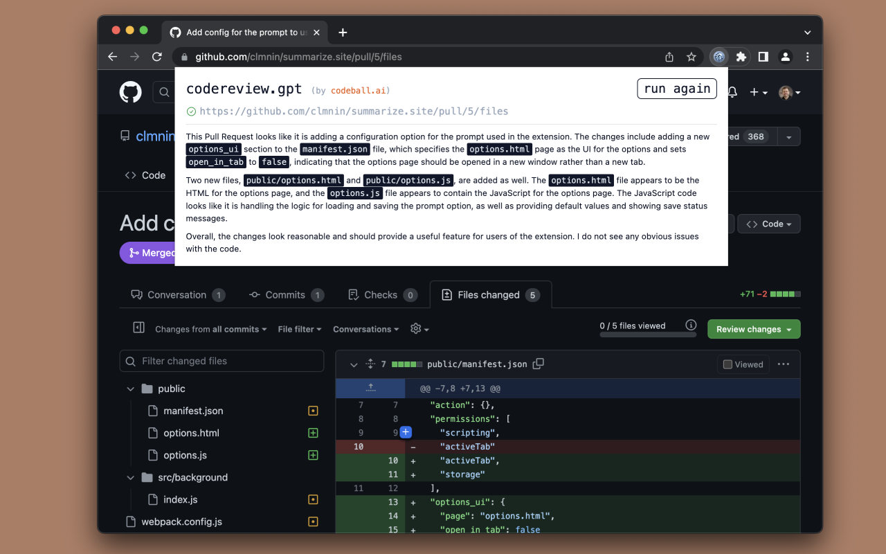 codereview.gpt chrome谷歌浏览器插件_扩展第1张截图