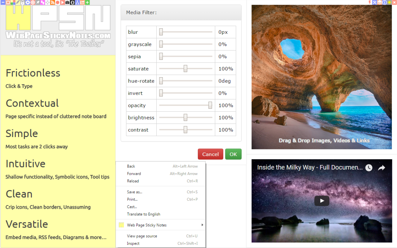 Web Page Sticky Notes chrome谷歌浏览器插件_扩展第1张截图