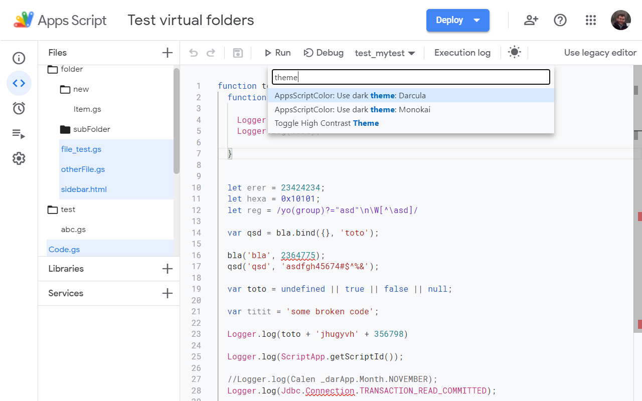 AppsScript Color chrome谷歌浏览器插件_扩展第1张截图
