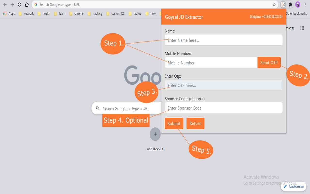 Goyral JD Extractor chrome谷歌浏览器插件_扩展第4张截图