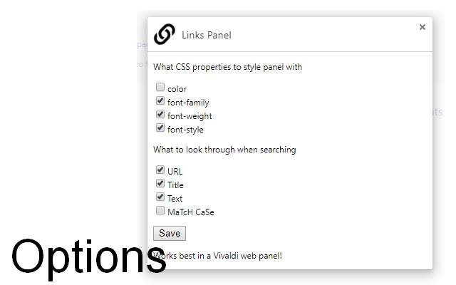 Links Panel chrome谷歌浏览器插件_扩展第1张截图
