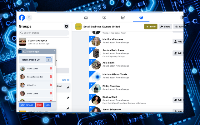 EZ Messenger chrome谷歌浏览器插件_扩展第4张截图