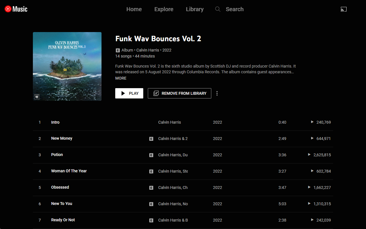 Playcount for YouTube™ Music chrome谷歌浏览器插件_扩展第3张截图
