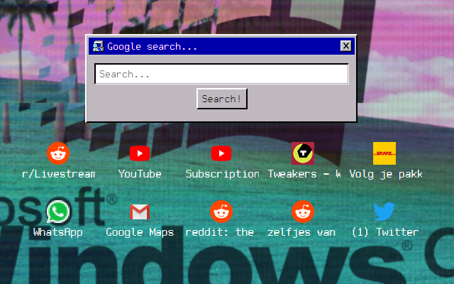 Win95 NewTab chrome谷歌浏览器插件_扩展第1张截图