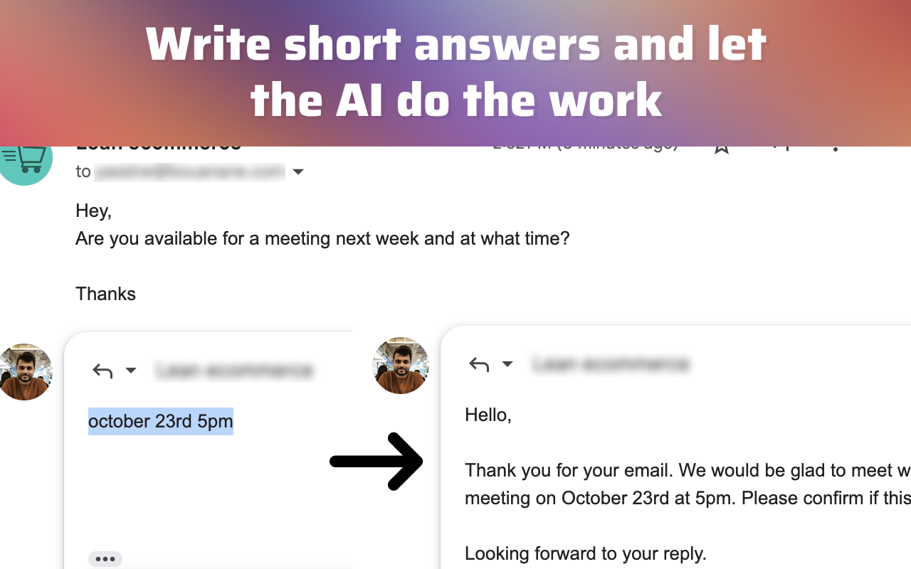 Re:GPT — AI-Powered Email Assistant chrome谷歌浏览器插件_扩展第4张截图