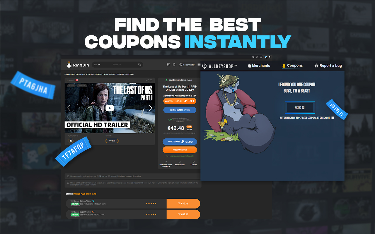 Allkeyshop - Compare Game Prices chrome谷歌浏览器插件_扩展第3张截图