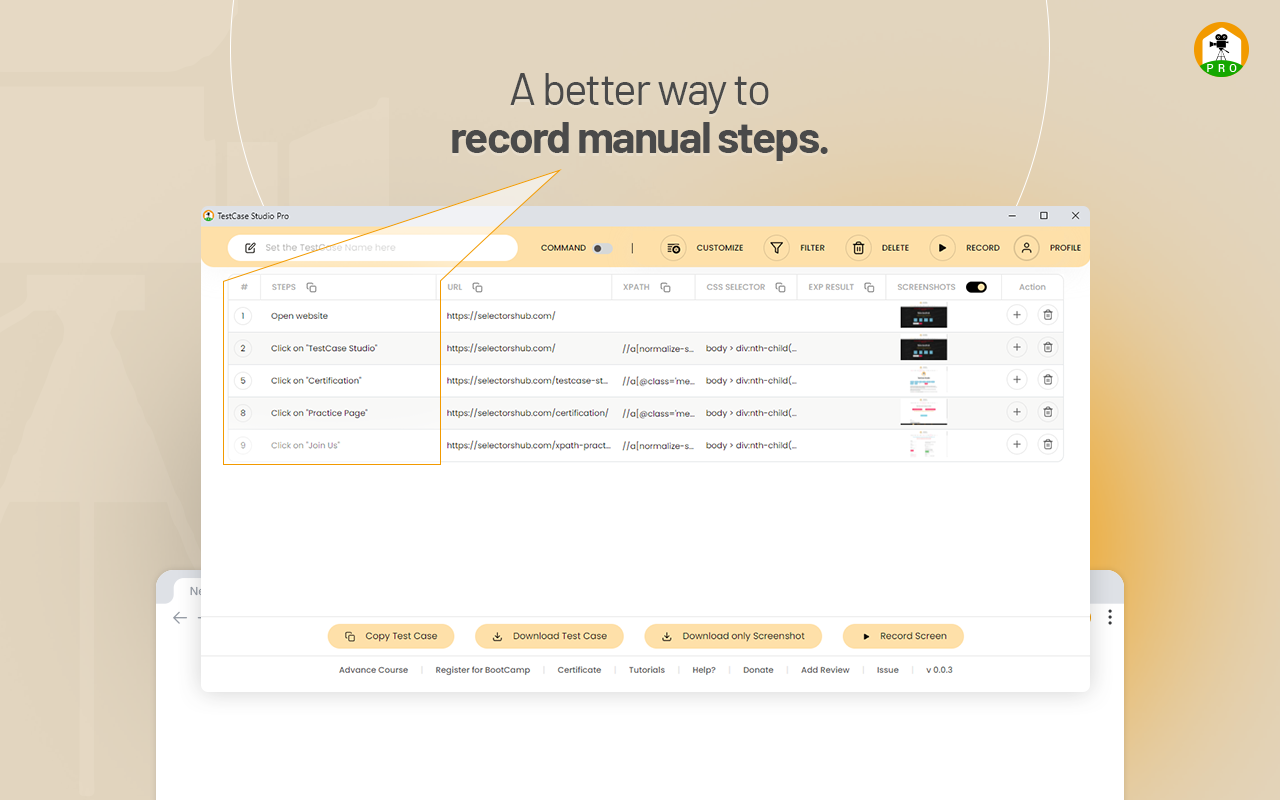 TestCase Studio Pro chrome谷歌浏览器插件_扩展第2张截图