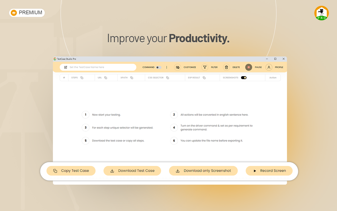 TestCase Studio Pro chrome谷歌浏览器插件_扩展第3张截图