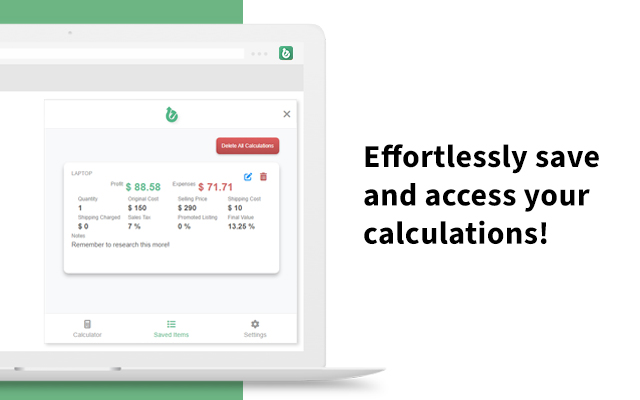 eBit: Your eBay Profit Calculator chrome谷歌浏览器插件_扩展第3张截图