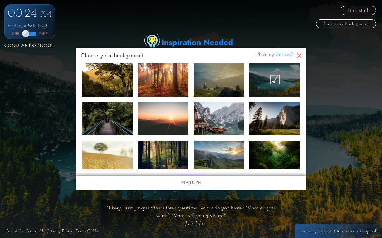 Inspiration Needed Extension chrome谷歌浏览器插件_扩展第2张截图