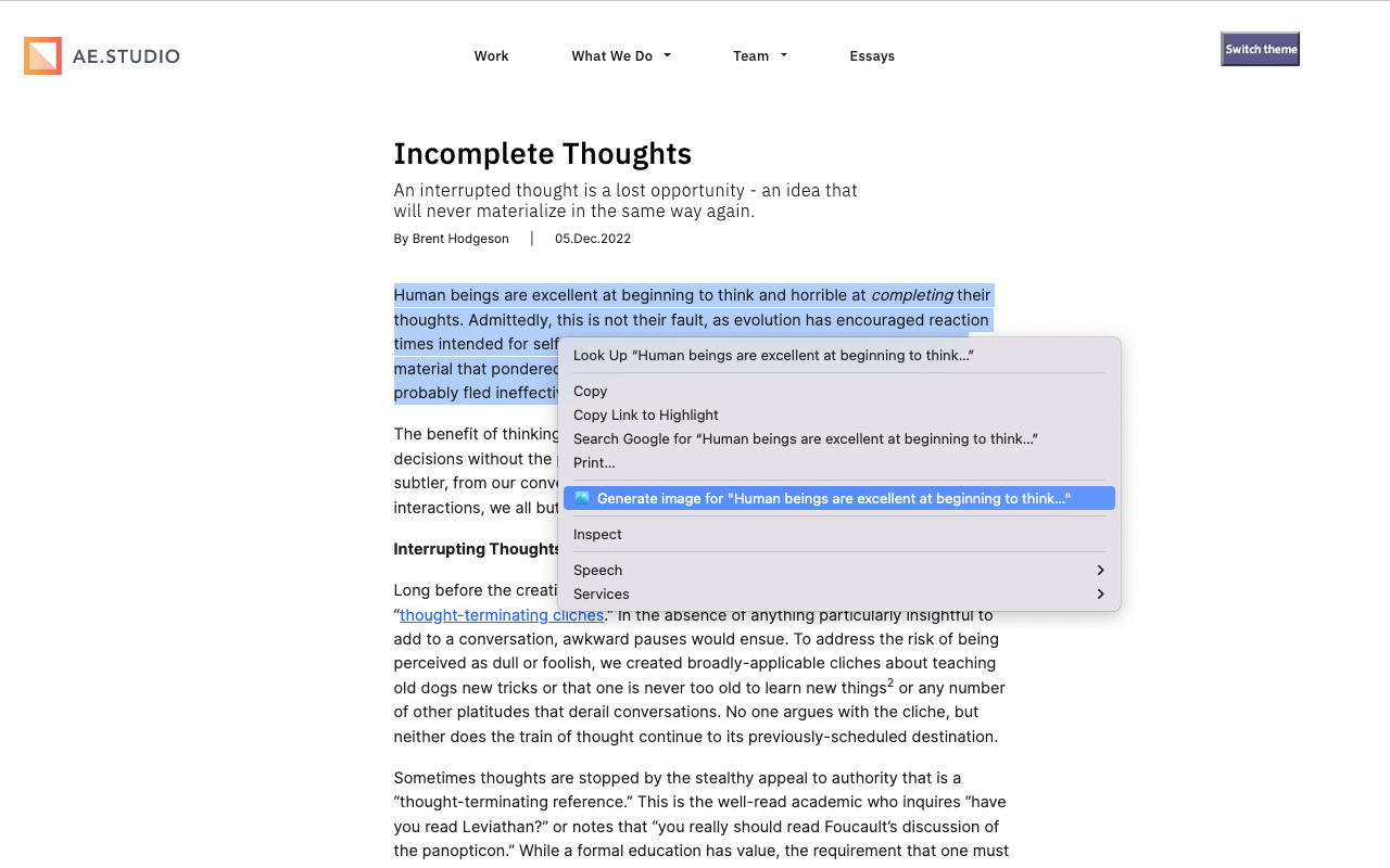 Quick Text-to-Image chrome谷歌浏览器插件_扩展第1张截图