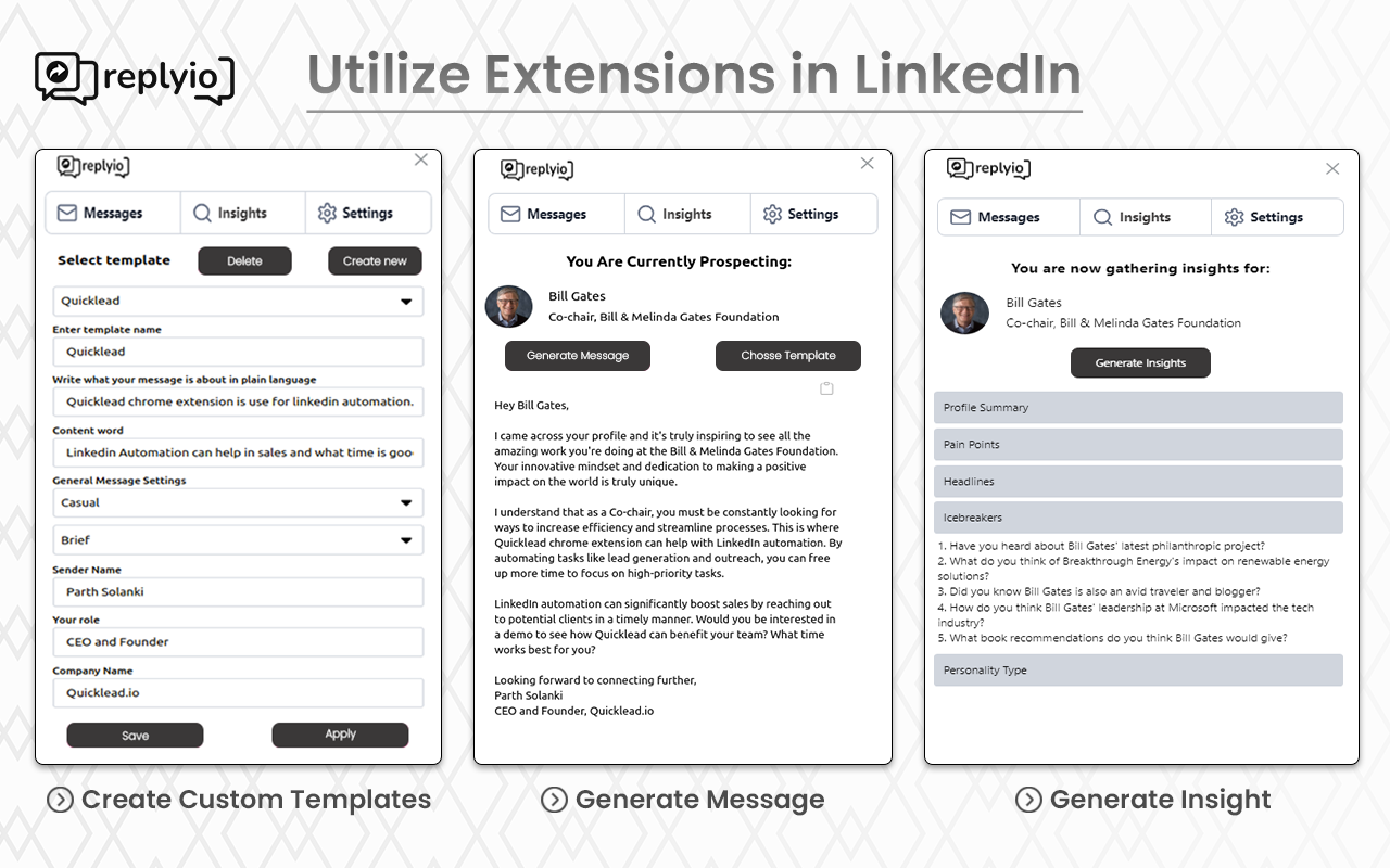 AI Response Generator - Replyio.com chrome谷歌浏览器插件_扩展第3张截图