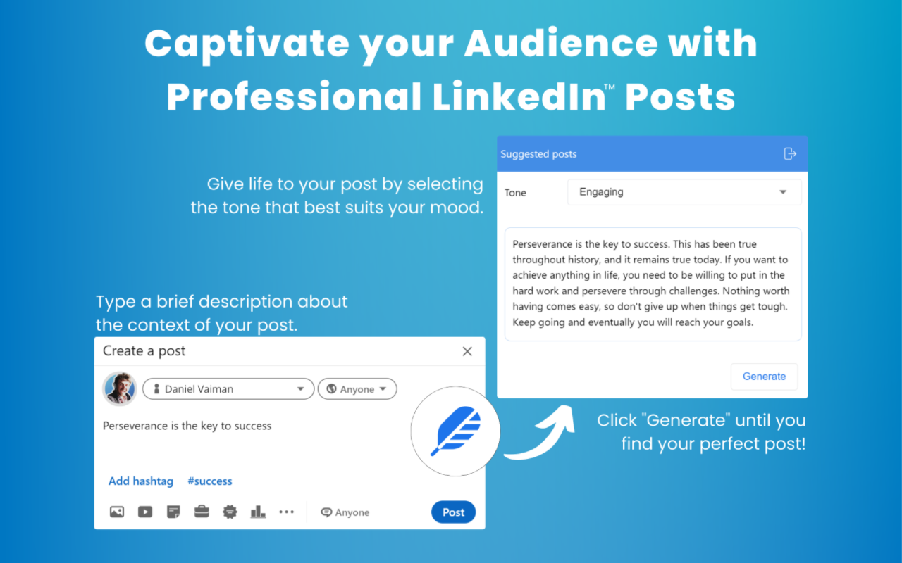 writi.io: GPT-4 Writing for LinkedIn chrome谷歌浏览器插件_扩展第5张截图