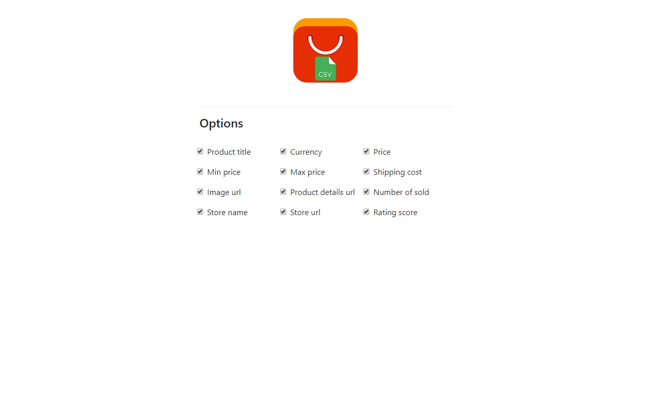 AliExpress CSV Export chrome谷歌浏览器插件_扩展第2张截图