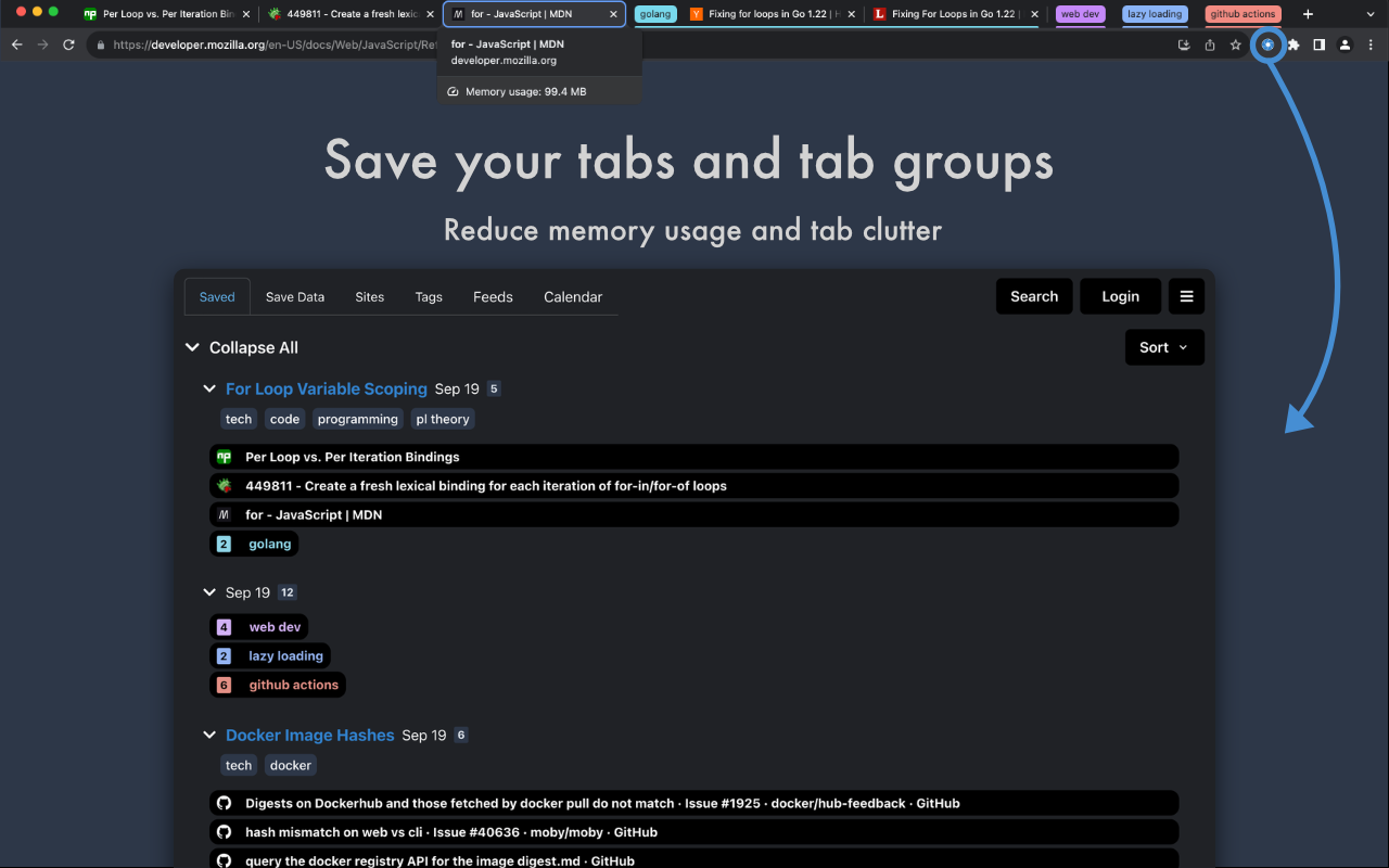 Freezetab chrome谷歌浏览器插件_扩展第5张截图
