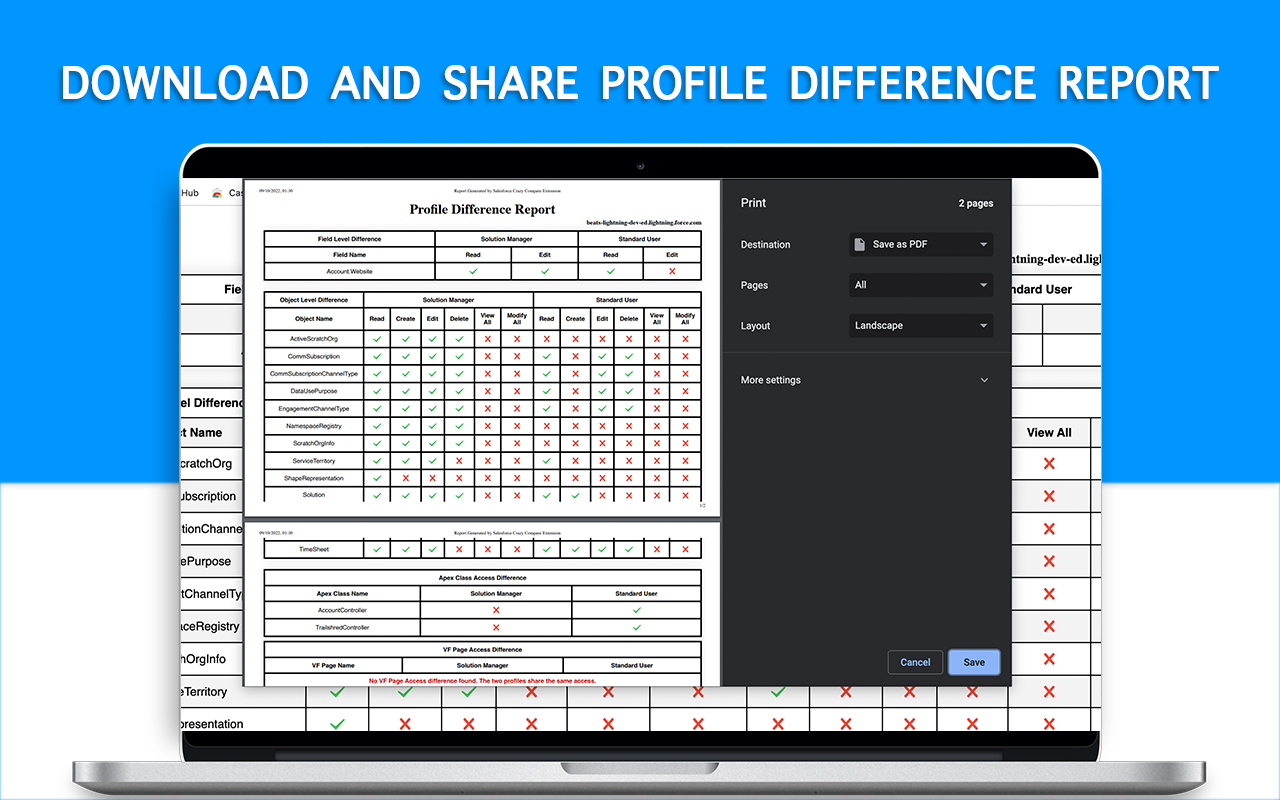 Crazy Compare For Salesforce chrome谷歌浏览器插件_扩展第2张截图