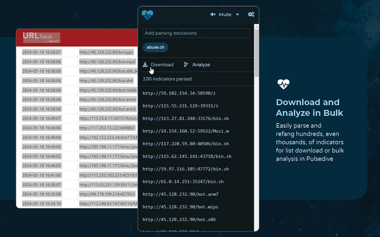 Pulsedive Threat Intelligence chrome谷歌浏览器插件_扩展第3张截图