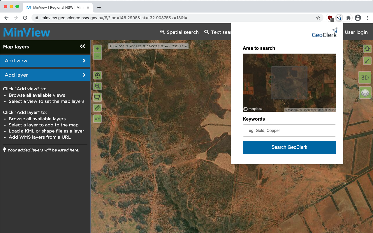 GeoClerk - Spatial Lookup chrome谷歌浏览器插件_扩展第4张截图