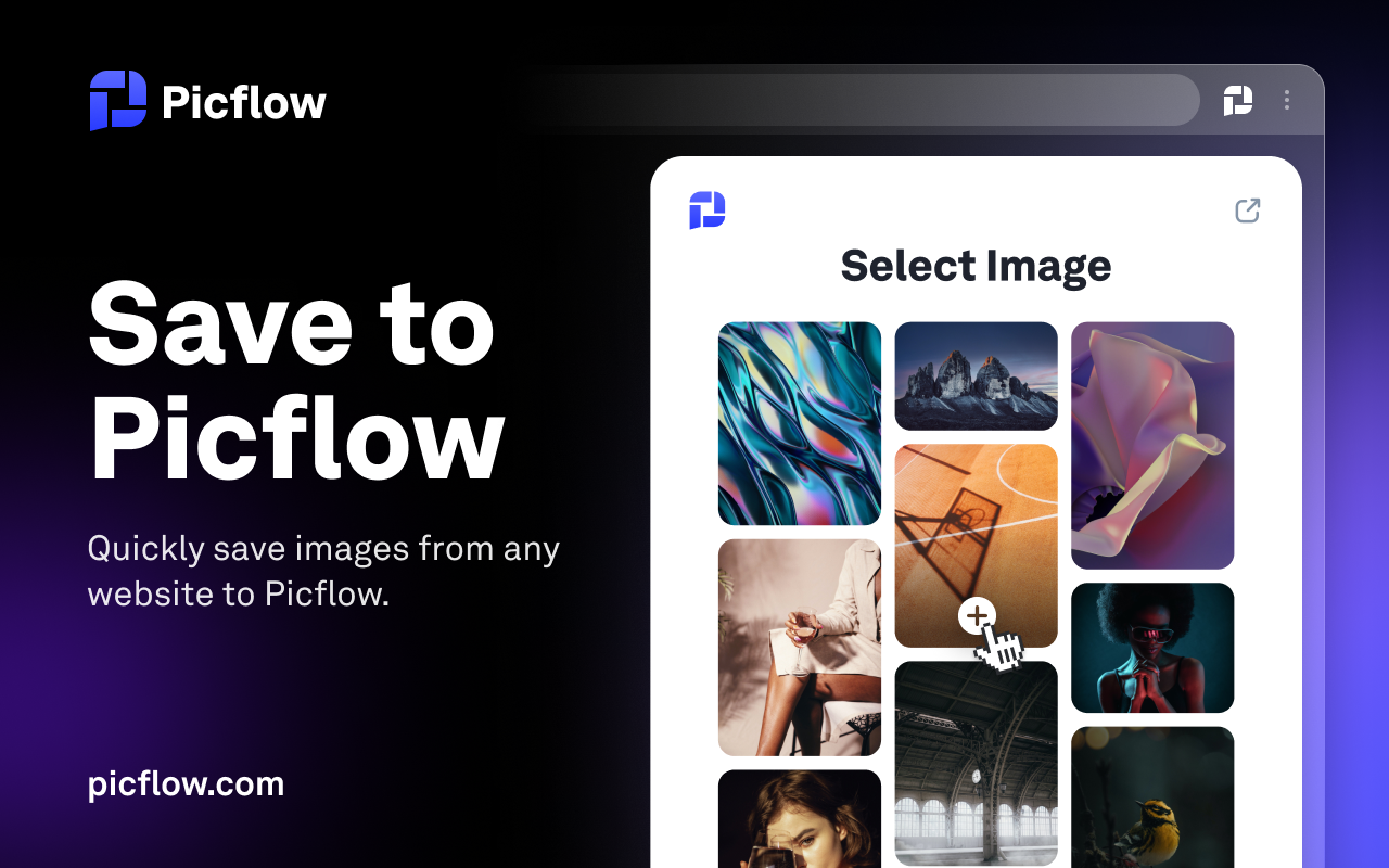 Save to Picflow chrome谷歌浏览器插件_扩展第1张截图