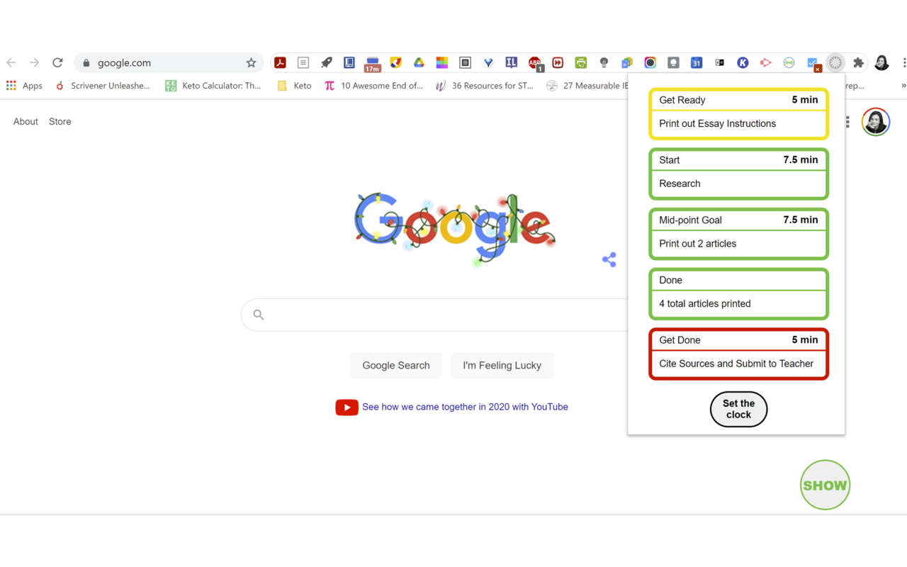 Thinking Time Tracker chrome谷歌浏览器插件_扩展第3张截图