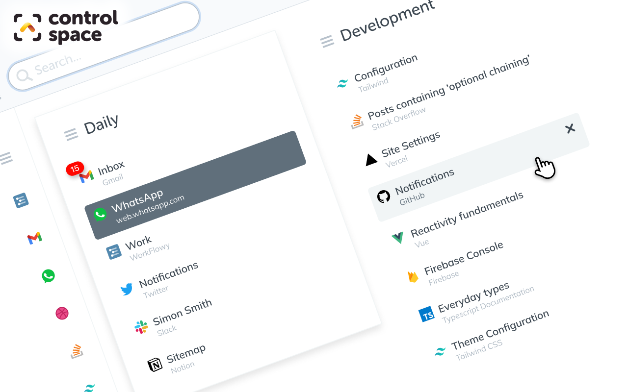Control Space chrome谷歌浏览器插件_扩展第2张截图