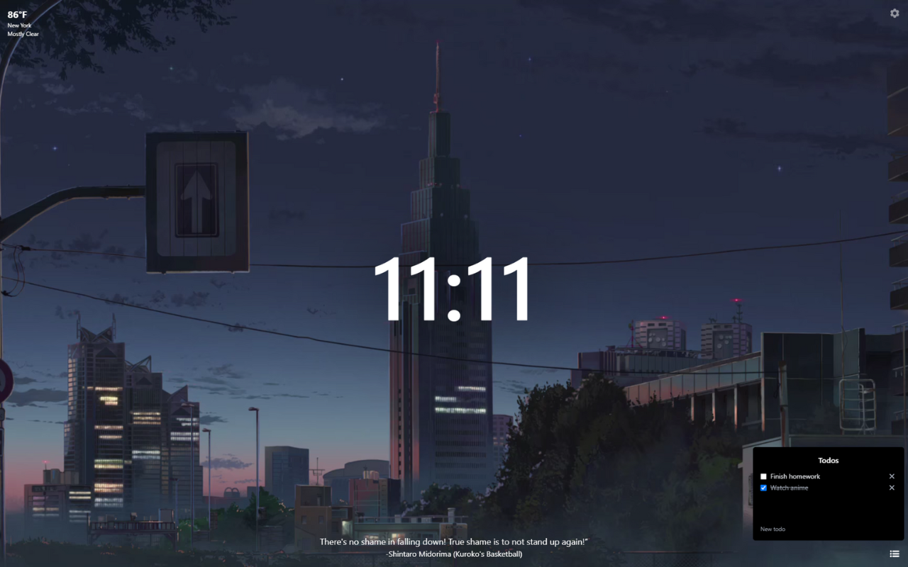 AYAYADASH - Anime Dashboard chrome谷歌浏览器插件_扩展第1张截图