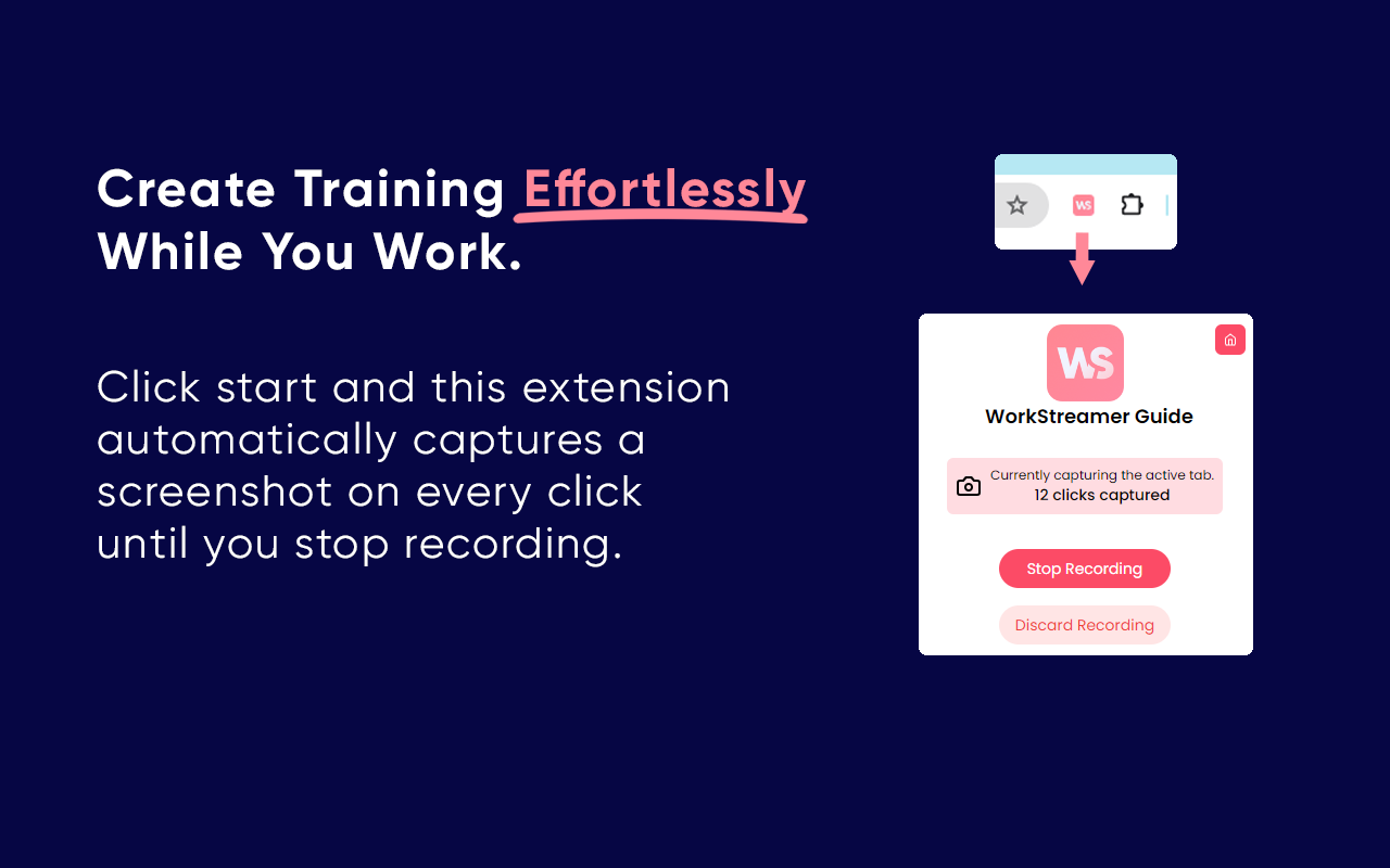 WorkStreamer Guide: Craft Screenshot Training Guides Incredibly Fast chrome谷歌浏览器插件_扩展第2张截图