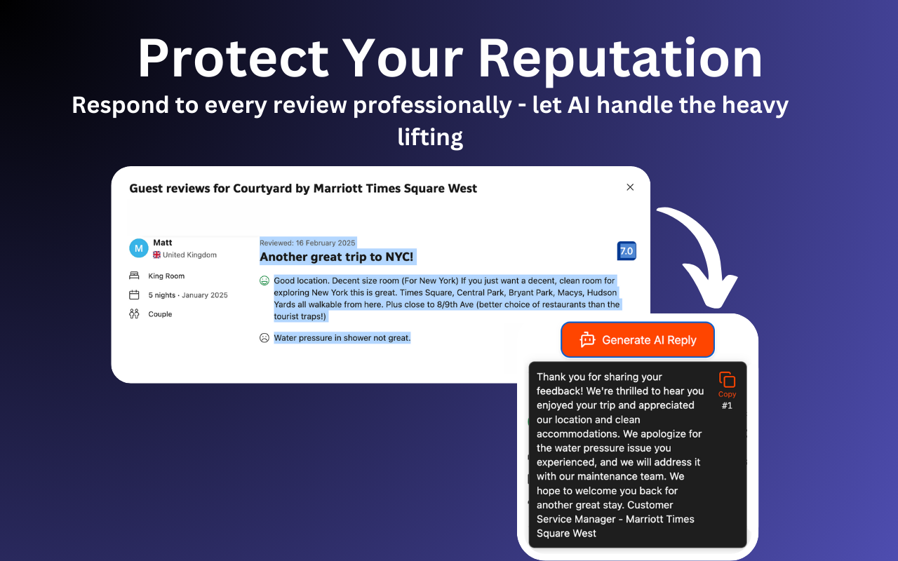 Replai GPT - AI Reply Generator for Reviews & Social Media chrome谷歌浏览器插件_扩展第5张截图