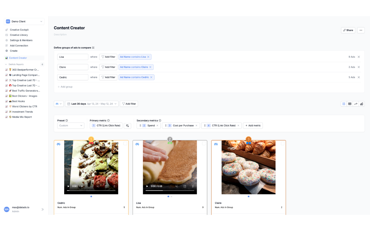 DatAds - Save Facebook & TikTok Ads chrome谷歌浏览器插件_扩展第2张截图