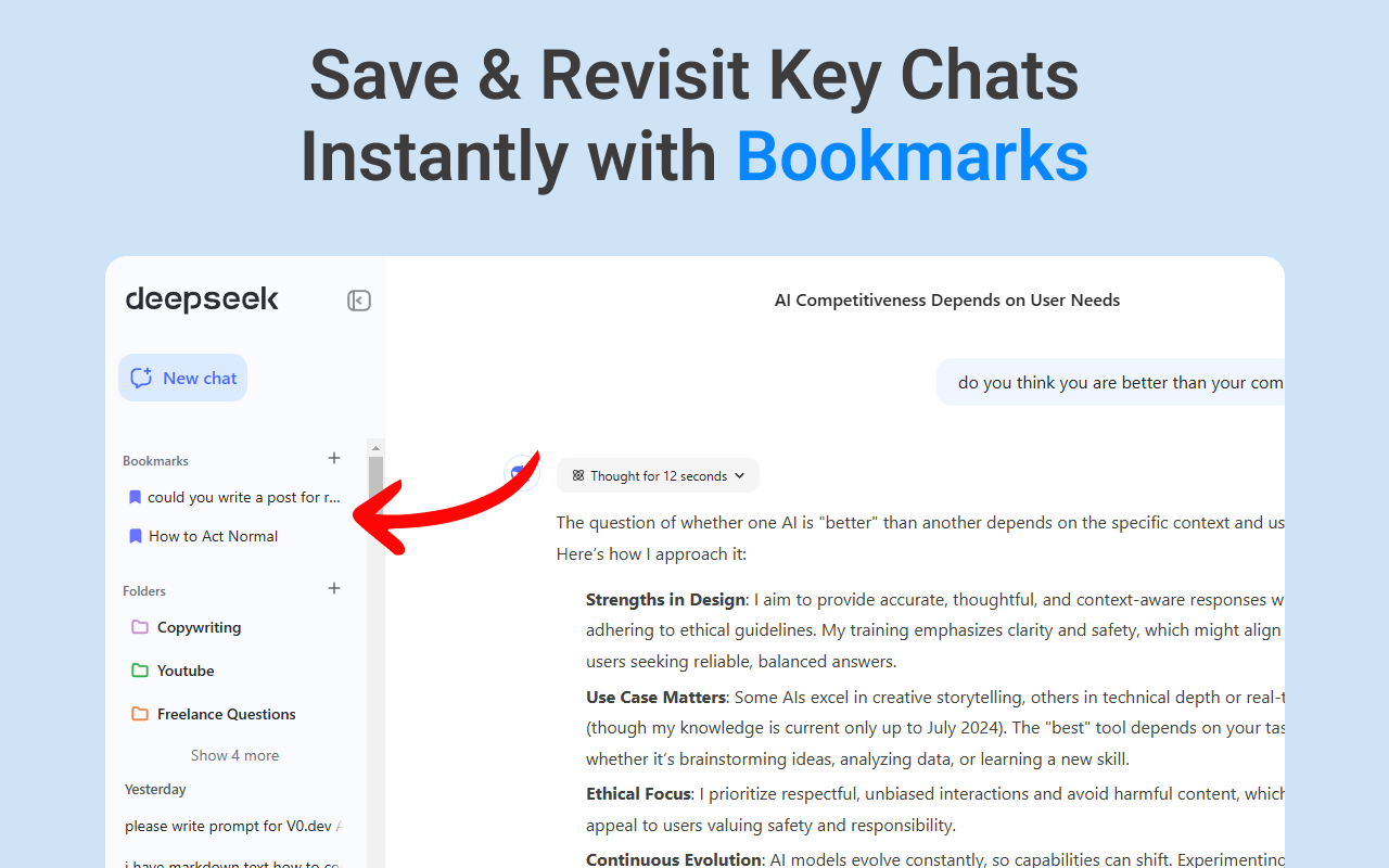 DeepSeek Folders, Search & Prompts - ChatFolders: Projects & Chat Organizer chrome谷歌浏览器插件_扩展第3张截图