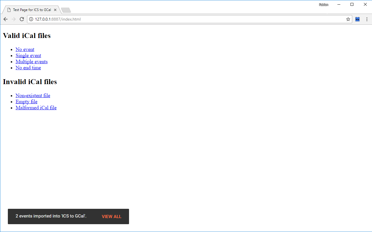 ICS to GCal chrome谷歌浏览器插件_扩展第1张截图