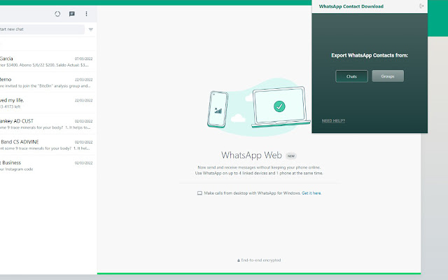 Whatskom: Contact Saver for WhatsApp™ and More chrome谷歌浏览器插件_扩展第2张截图