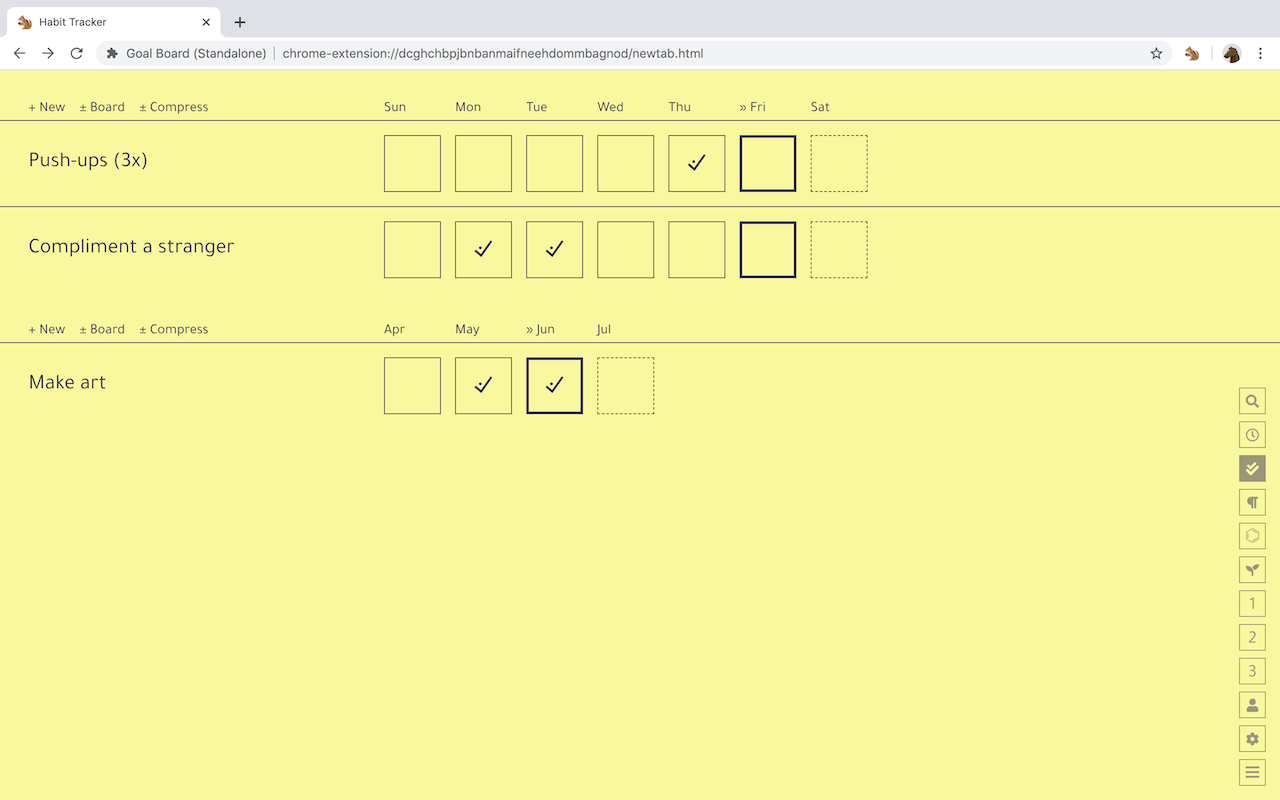 Goal Board chrome谷歌浏览器插件_扩展第3张截图