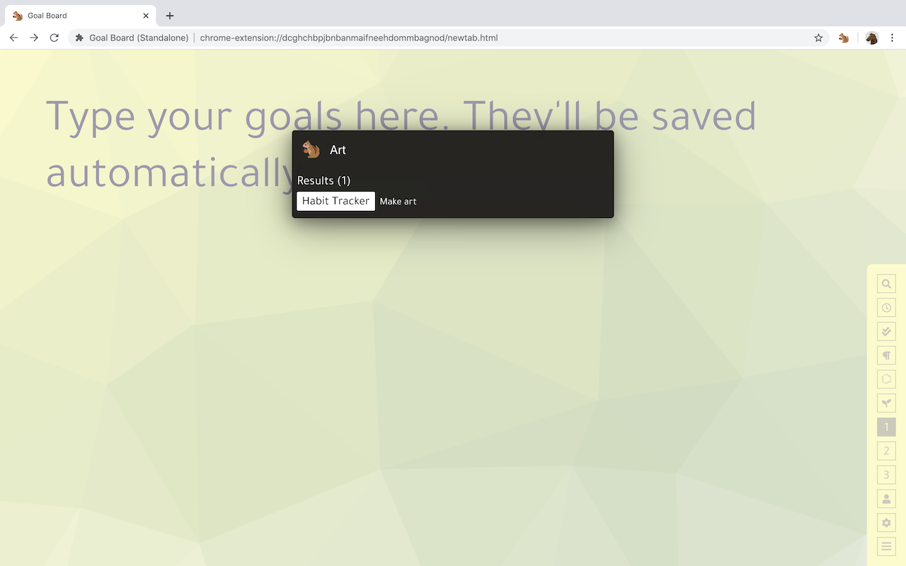 Goal Board chrome谷歌浏览器插件_扩展第4张截图
